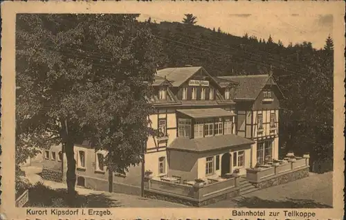 Kipsdorf Erzgebirge Bahnhotel zur Tellkoppe x