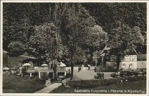 Kipsdorf Gaststaette Putzmuehle Poebeltal *