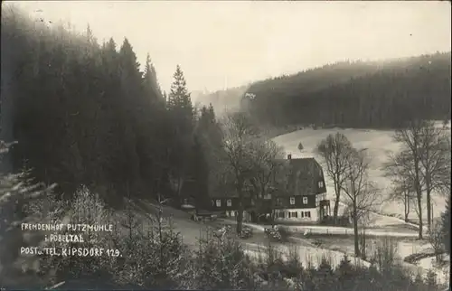 Kipsdorf Fremdenheim Putzmuehle Poebeltal x