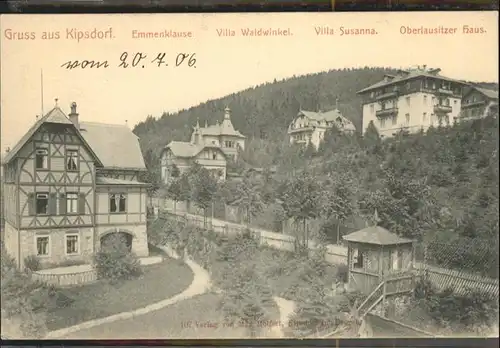 Kipsdorf Emmenklause Villa Waldwinkel Villa Susanna Oberlausitzer Haus *