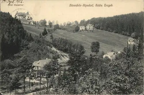 Baerenfels Erzgebirge Kipsdorf Hotel Kaiserhof x