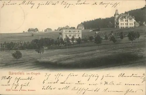 Baerenfels Erzgebirge  x