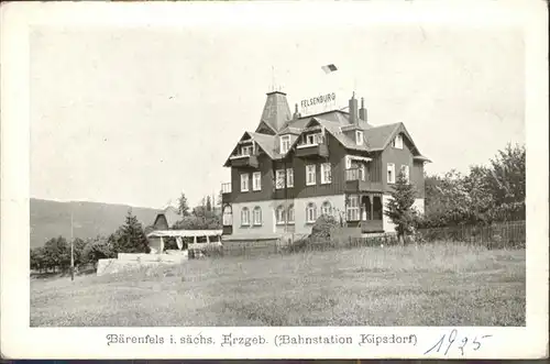 Baerenfels Erzgebirge Kipsdorf Felsenburg *