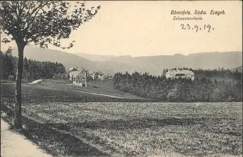 Baerenfels Erzgebirge Schwesternheim *