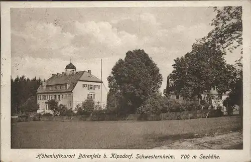 Baerenfels Erzgebirge Kipsdorf Schwesternheim x