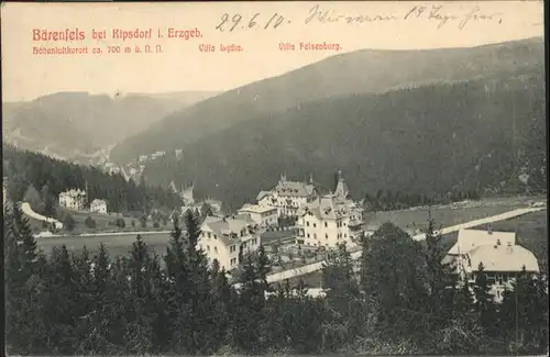 Baerenfels Erzgebirge Kipsdorf Villa Lydia Villa Felsenburg x