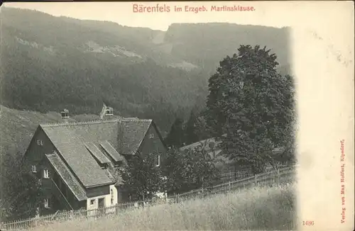 Baerenfels Erzgebirge Martinsklause *