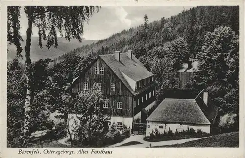 Baerenfels Erzgebirge Forsthaus *