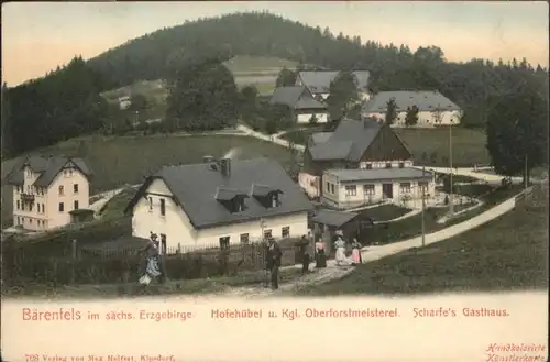 Baerenfels Erzgebirge Hofehuebel Oberforstmeisterei Scharfes Gasthaus  *