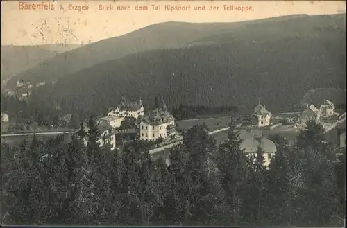 Baerenfels Erzgebirge Tal Kipsdorf Tellkoppe x