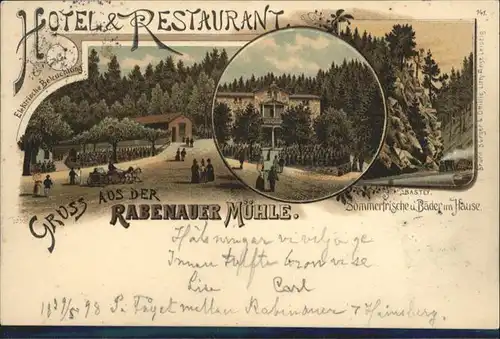 Rabenau Sachsen Hotel Restaurant Muehle x