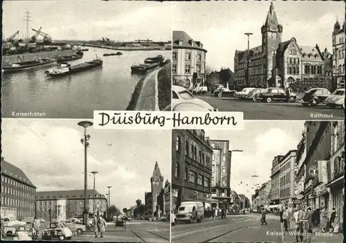 Hamborn Duisburg Kaiserhafen Rathaus  Amtsgericht Kaiser Wilhelm Strasse x