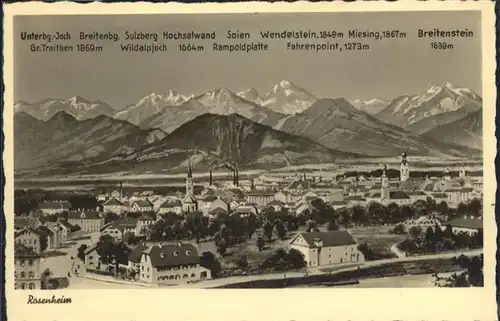 Rosenheim Oberbayern Breitenstein Wildalpjoch Rampoldplatte