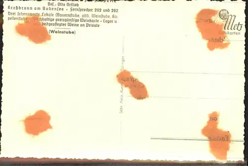 Kressbronn Bodensee Weinstube / Kressbronn am Bodensee /Bodenseekreis LKR