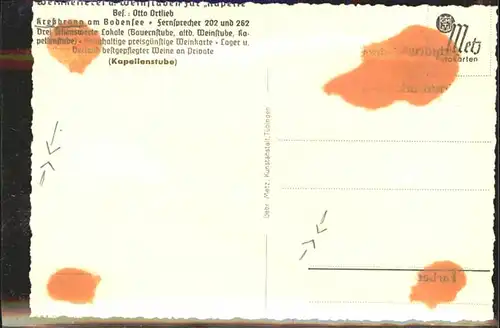 Kressbronn Bodensee Kapellenstube / Kressbronn am Bodensee /Bodenseekreis LKR