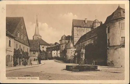 Thurnau Marktplatz Schloss 