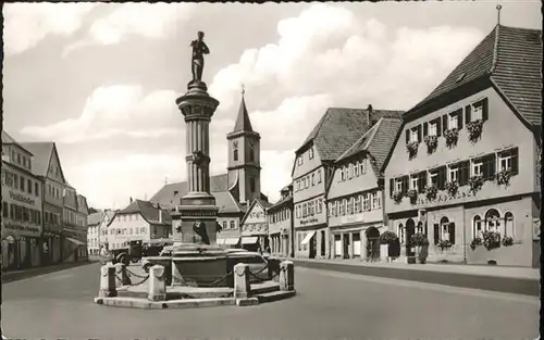 Bad Neustadt Marktplatz Kirche 