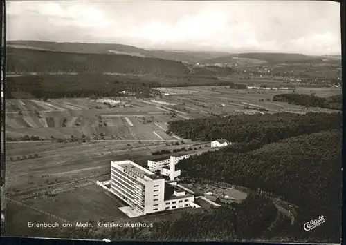 Erlenbach Main Fliegeraufnahme Kreiskrankenhaus