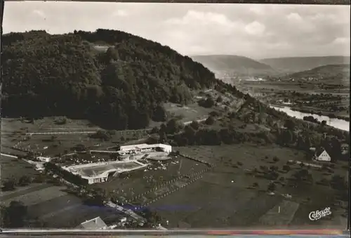 Erlenbach Main Fliegeraufnahme Bergschwimmbad