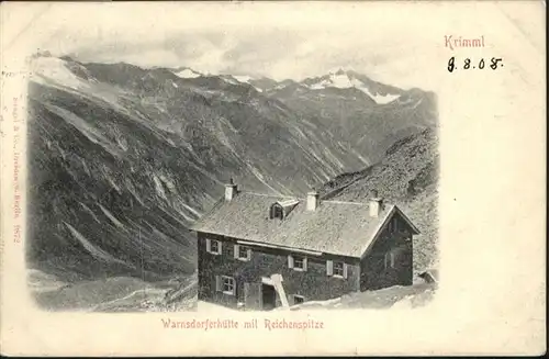 Krimml Warnsdorferhuette Reichenspitze