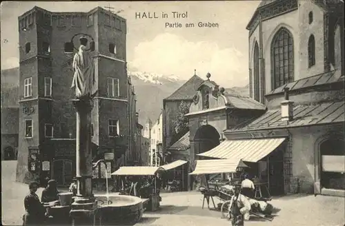 Hall Tirol Brunnen