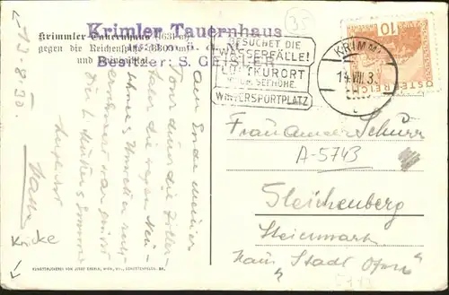 Krimml Tauernhaus