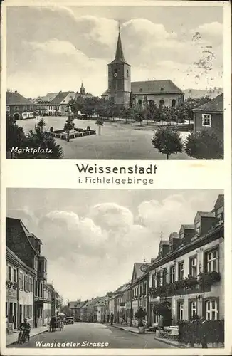 Weissenstadt Marktplatz Wunsiedlerstrasse