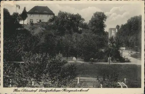 Hessisch Oldendorf Landjahrlager Krieger Denkmal 