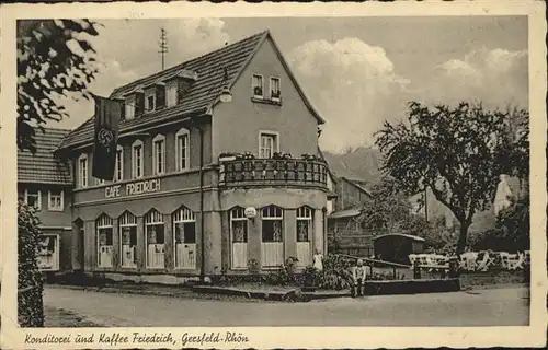 Gersfeld Rhoen Konditorei Cafe Friedrich