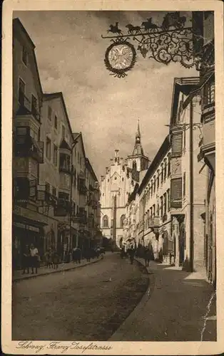 Schwaz Tirol Franz Josefstrasse / Schwaz /Tiroler Unterland