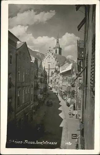 Schwaz Tirol Franz Josefstrasse / Schwaz /Tiroler Unterland