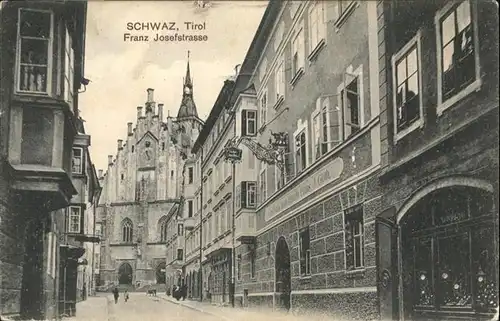 Schwaz Tirol Franz Josefstrasse / Schwaz /Tiroler Unterland