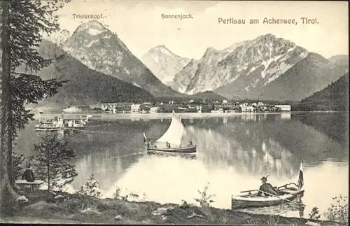 Pertisau Achensee Achensee Tristenkopf Sonnenjoch Boot / Eben am Achensee /Tiroler Unterland