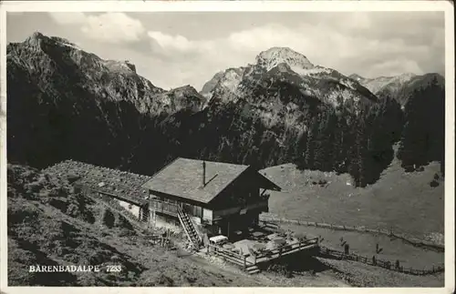 Pertisau Achensee Baerenbadalpe / Eben am Achensee /Tiroler Unterland