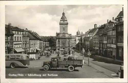 Gotha Thueringen Schlossberg Rathaus  / Gotha /Gotha LKR