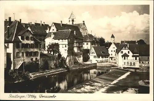 Riedlingen Wuerttemberg Donauwehr