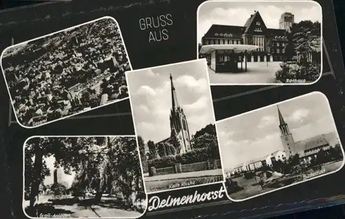 Delmenhorst Golf-Anlagen Kirche Rathaus Duesternort *