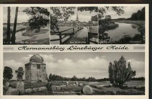 Hermannsburg Lueneburger Heide Oertze Hermann Loens Denkmal *