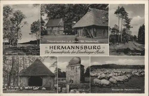 Hermannsburg Hermannsburg Treppenspeicher Hiesterhof * / Hermannsburg /Celle LKR