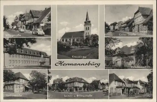 Hermannsburg Kirche Schule Celler Strasse Schule *