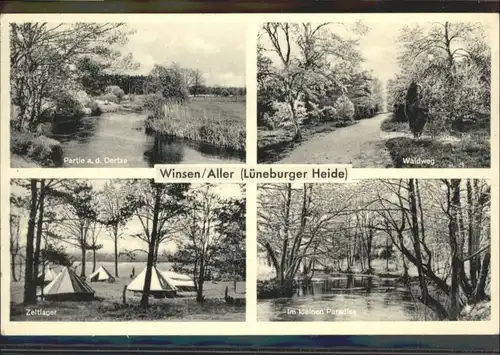 ws74061 Winsen Luhe Winsen Aller Lueneburger Heide Oertze Zeltlager x Kategorie. Winsen (Luhe) Alte Ansichtskarten