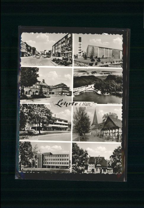 Lehrte Hannover Lehrte Burgdorferstrasse Markus Kirche Rathaus Hohenhorst See Commerzbank Lehrte Region Hannover Lkr Nr Ws Oldthing