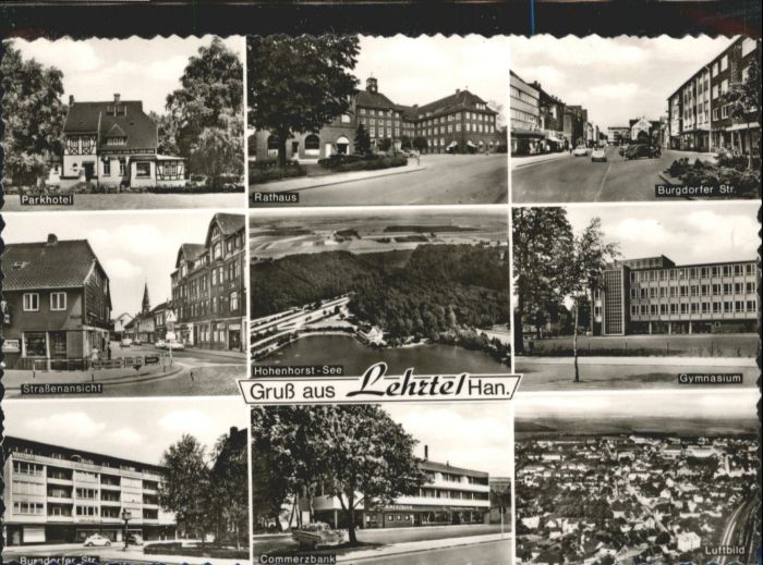 Lehrte Hannover Lehrte Parkhotel Rathaus Burgdorferstrasse Gymnasium Hohenhorst See Commerzbank Lehrte Region Hannover Lkr Nr Ws Oldth