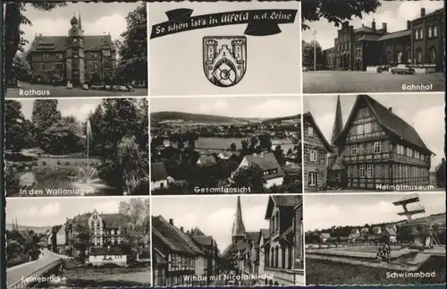 Alfeld Leine Alfeld Rathaus Leinebruecke Nicolaikirche Bahnhof Heimatmuseum Schwimmbad * / Alfeld (Leine) /Hildesheim LKR