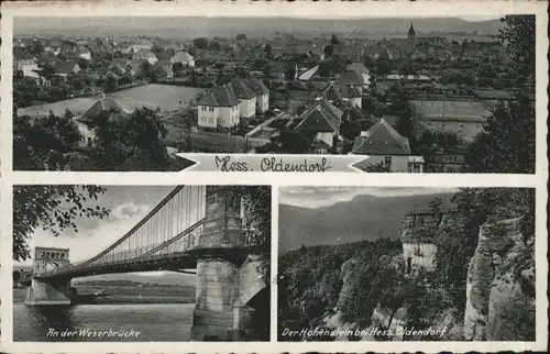 Hessisch Oldendorf Weserbruecke Hohenstein  *