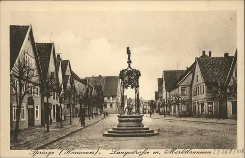 Springe Deister Hannover Langestrasse Marktbrunnen *