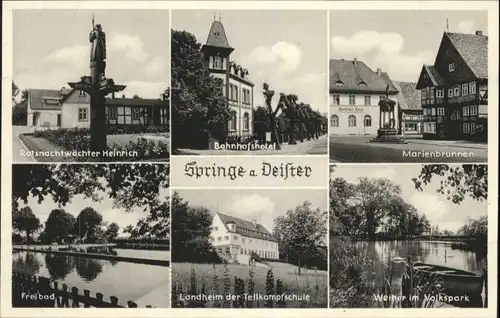Springe Deister Landheim Schwimmbad Bahnhofshotel *