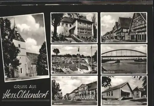 Hessisch Oldendorf Marktplatz Haus Niedersachsen Schwimmbad  *