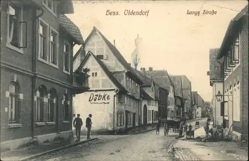 Hessisch Oldendorf Lange Strasse Karten von ca. 1910 x