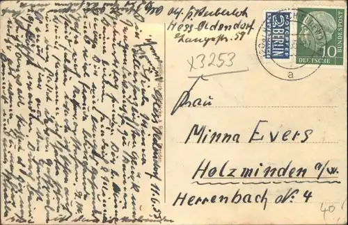 Hessisch Oldendorf Lange Strasse Karten von ca. 1910 x